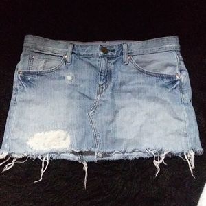 Gap jean skirt